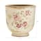 7.5" Tuscan Ceramic Floral Print Planter